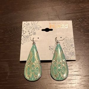 Silver dangle earrings